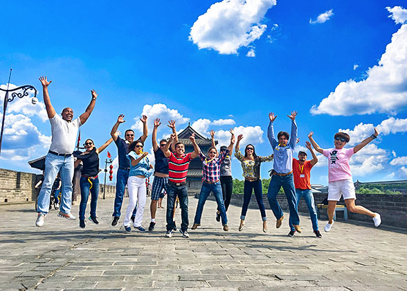 Our Happy Guests on the City Wall
